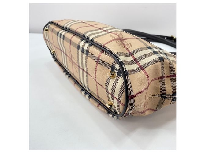 Borsa Tote 2-Way Burberry Nova Check Marrone - vista 9