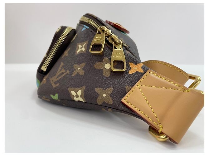 Marsupio Louis Vuitton Rush Marrone - vista 4