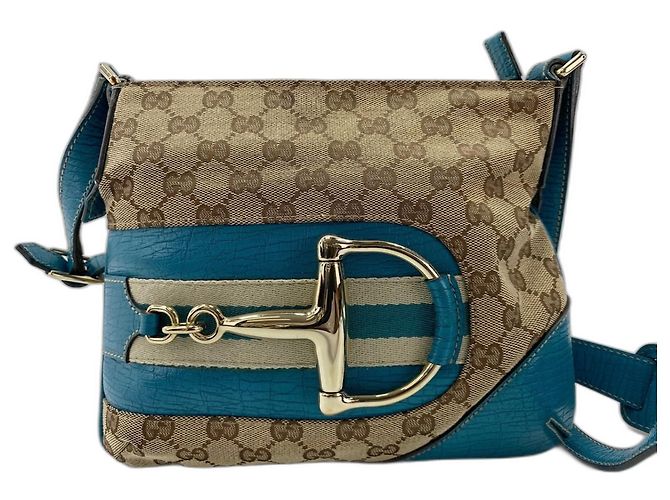Borsa a Spalla Gucci Horsebit Marrone - vista 2