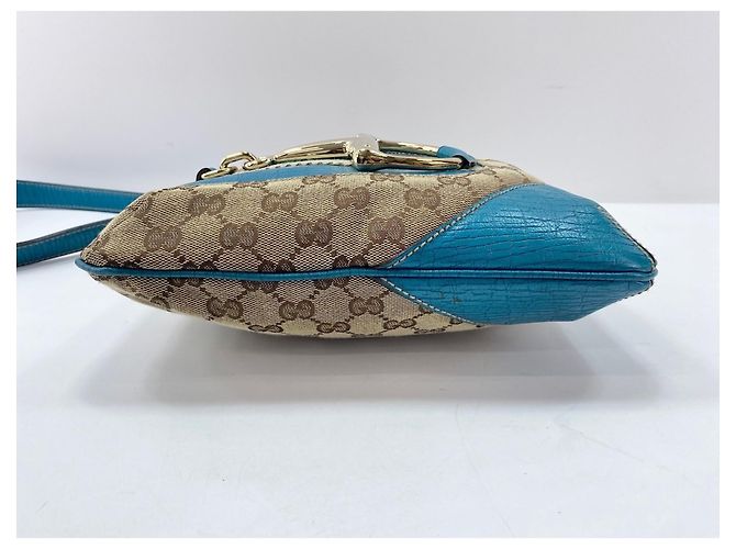 Borsa a Spalla Gucci Horsebit Marrone - vista 6