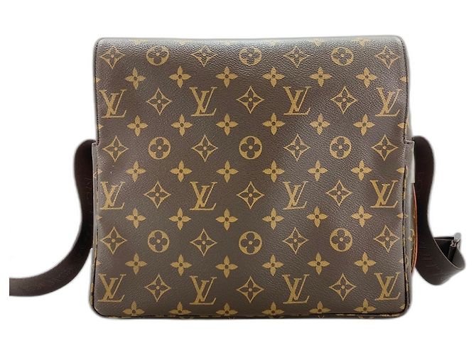 Borsa a Spalla Louis Vuitton Naviglio Marrone - vista 3