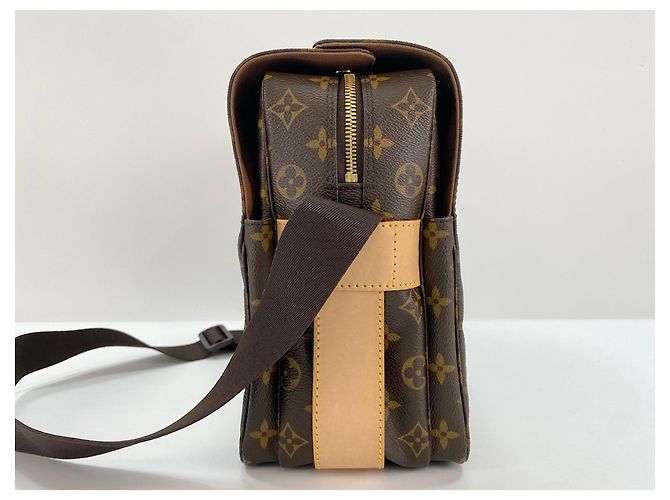 Borsa a Spalla Louis Vuitton Naviglio Marrone - vista 5
