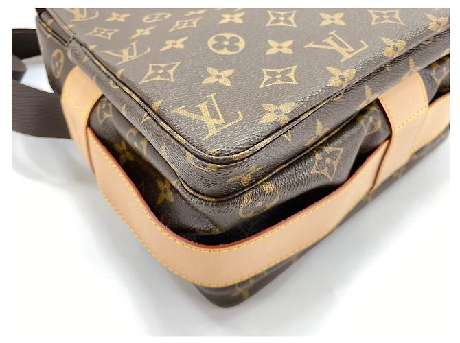 Borsa a Spalla Louis Vuitton Naviglio Marrone - vista 8