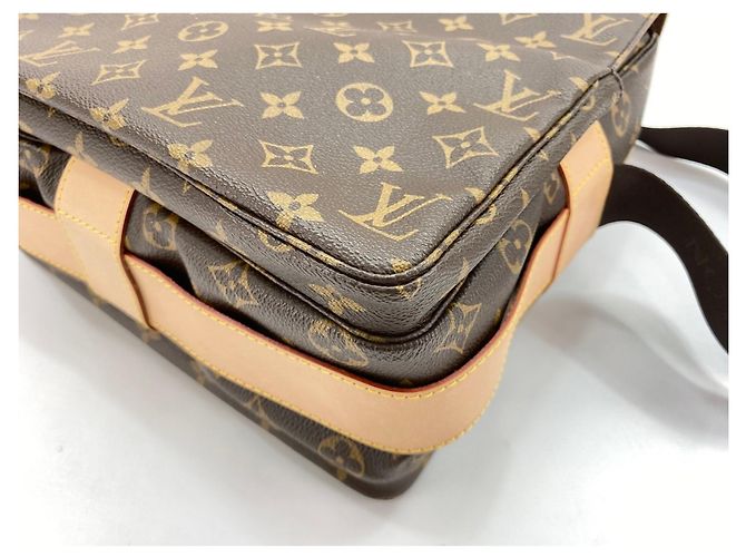 Borsa a Spalla Louis Vuitton Naviglio Marrone - vista 9