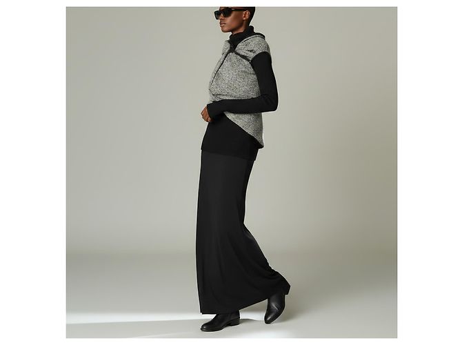Autre Marque Women's houndstooth pattern jacket Black Sand - view 6