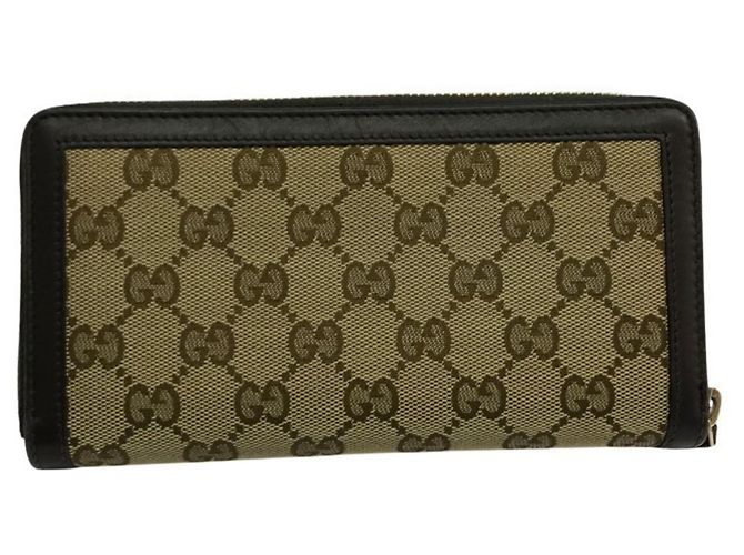Gucci GG Canvas Sukey Long Wallet Braun Beige - Ansicht 3