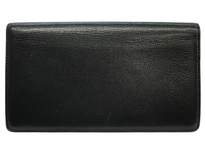 Chanel Camellia Leder-Brieftasche in Schwarz - Ansicht 2