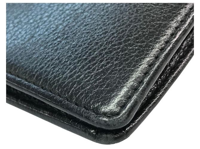 Chanel Camellia Leder-Brieftasche in Schwarz - Ansicht 4