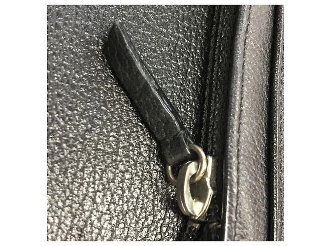 Chanel Camellia Leder-Brieftasche in Schwarz - Ansicht 9
