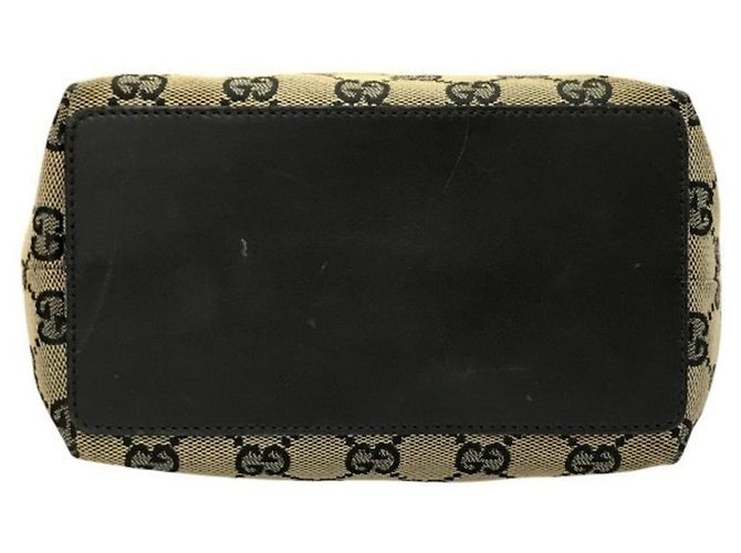 Borsa Tote Gucci GG Canvas nera Nero - vista 5