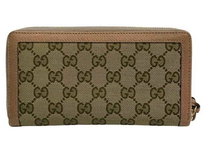 Portafoglio lungo Gucci GG Canvas Beige - vista 2