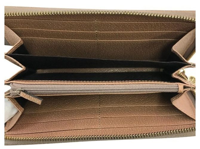 Portafoglio lungo Gucci GG Canvas Beige - vista 4