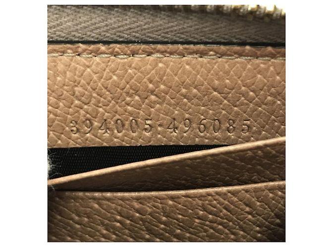 Portafoglio lungo Gucci GG Canvas Beige - vista 9