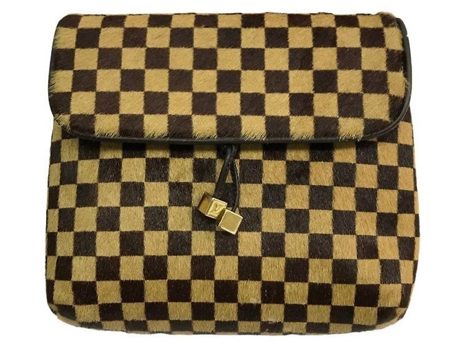 Borsa a tracolla Louis Vuitton Damier Sauvage Gazelle Marrone - vista 2
