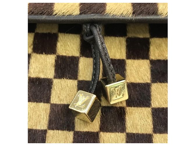 Borsa a tracolla Louis Vuitton Damier Sauvage Gazelle Marrone - vista 4