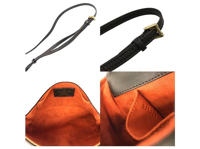 Borsa a tracolla Louis Vuitton Damier Sauvage Gazelle Marrone - vista 9