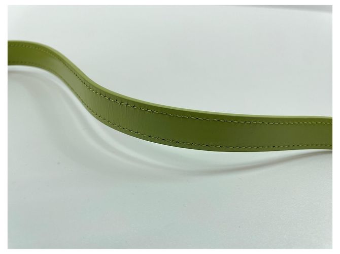 Céline Borsa a tracolla Teen in pelle verde Celine - vista 10