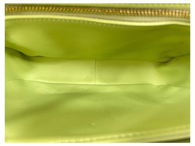 Céline Borsa a tracolla Teen in pelle verde Celine - vista 12