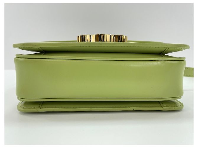 Céline Borsa a tracolla Teen in pelle verde Celine - vista 6