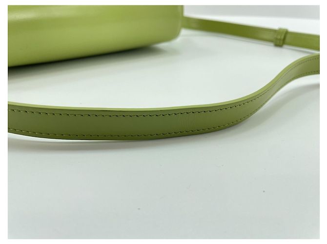 Céline Borsa a tracolla Teen in pelle verde Celine - vista 9