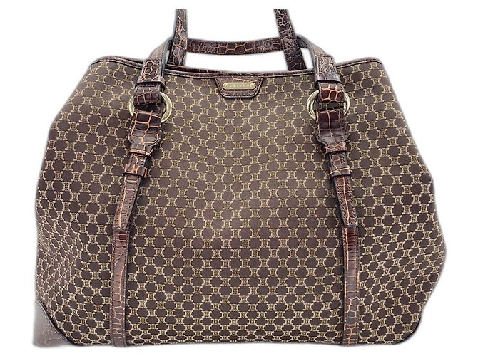 Céline Celine Canvas Tote Bag in Braun - Ansicht 2