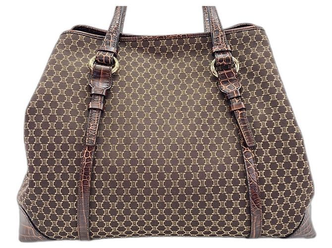 Céline Celine Canvas Tote Bag in Braun - Ansicht 3