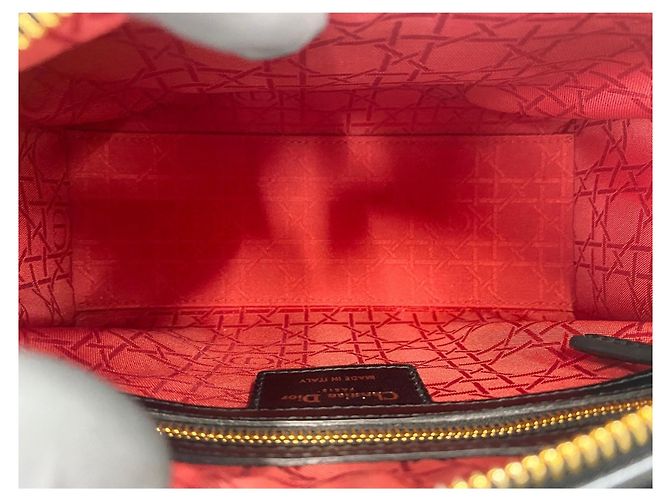 Borsa in pelle nera Christian Dior Nero - vista 10