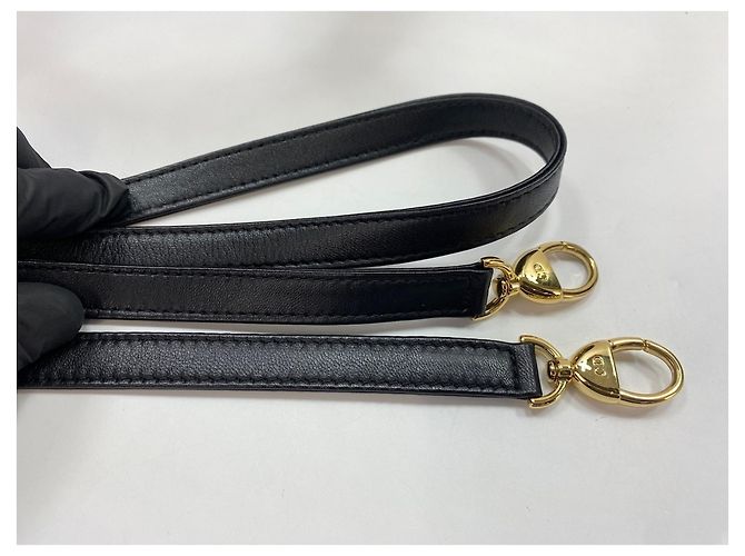 Borsa in pelle nera Christian Dior Nero - vista 12