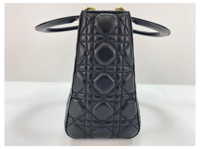 Borsa in pelle nera Christian Dior Nero - vista 5