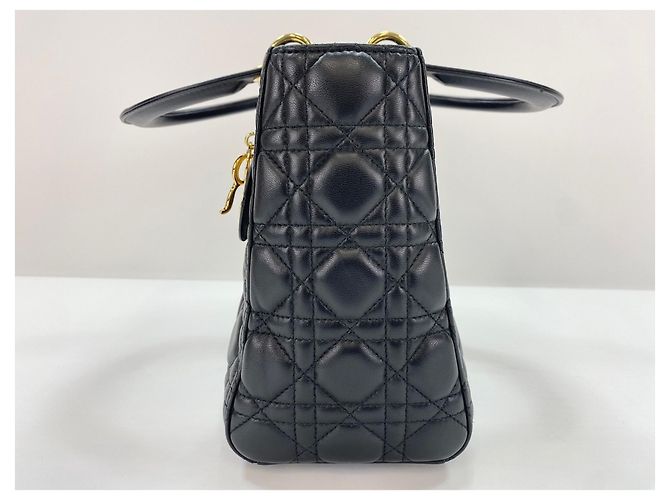 Borsa in pelle nera Christian Dior Nero - vista 6