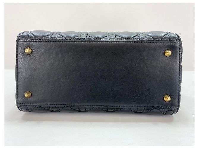 Borsa in pelle nera Christian Dior Nero - vista 9
