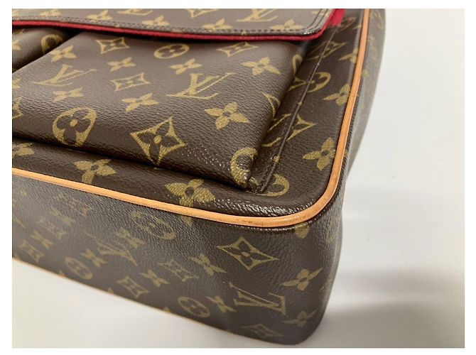 Borsa Louis Vuitton Multipli-Cité Marrone - vista 7