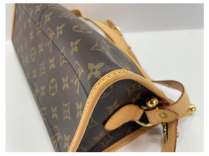 Borsa a tracolla lunga Popincourt Louis Vuitton Marrone - vista 6