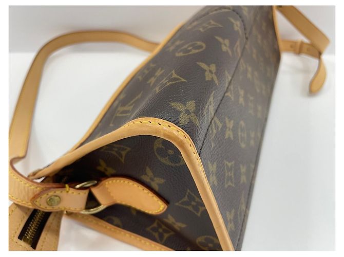 Borsa a tracolla lunga Popincourt Louis Vuitton Marrone - vista 7