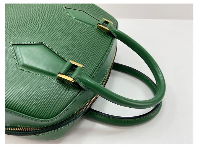 Borsa Louis Vuitton Sablon verde - vista 10