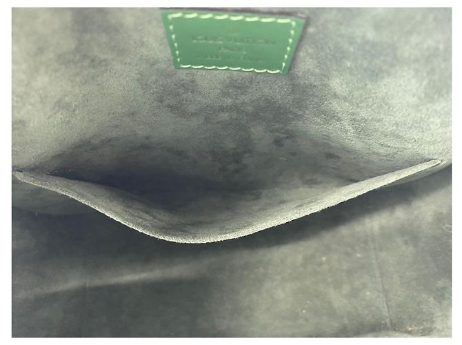 Borsa Louis Vuitton Sablon verde - vista 12