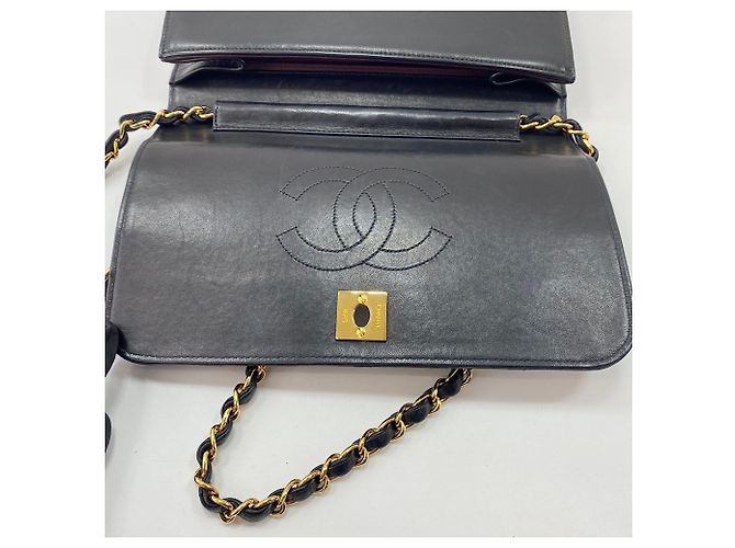 Borsa a Spalla Chanel Matelassé Nero - vista 12