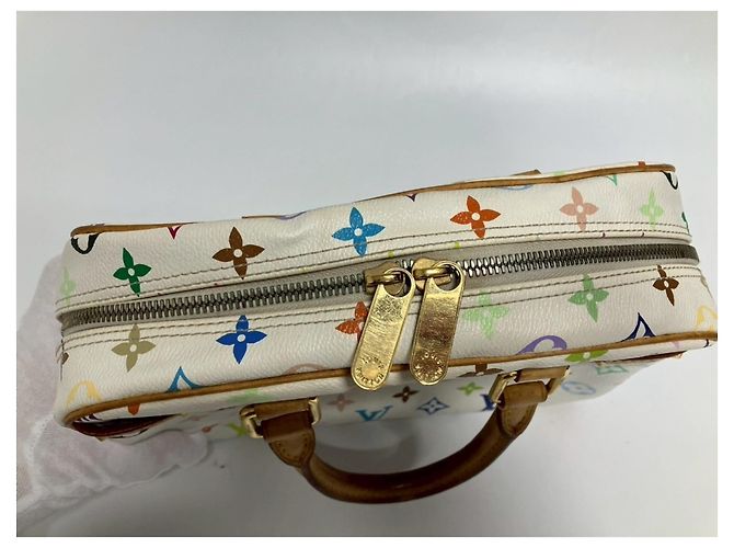 Borsa Louis Vuitton Trouville in bianco - vista 11