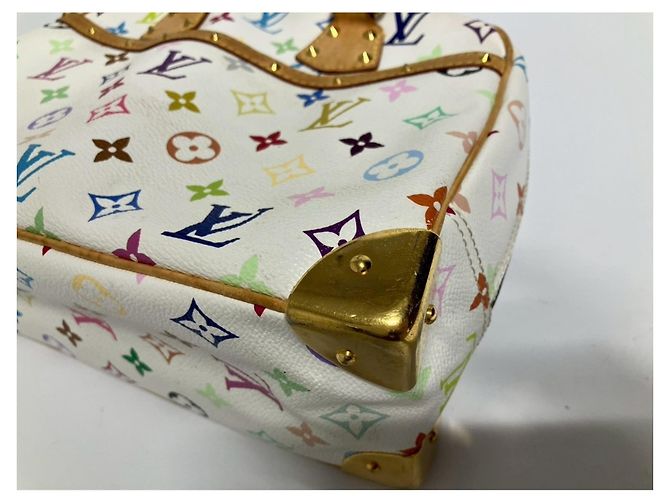 Borsa Louis Vuitton Trouville in bianco - vista 6