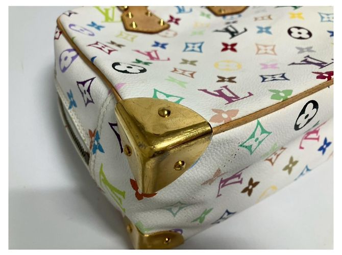 Borsa Louis Vuitton Trouville in bianco - vista 7