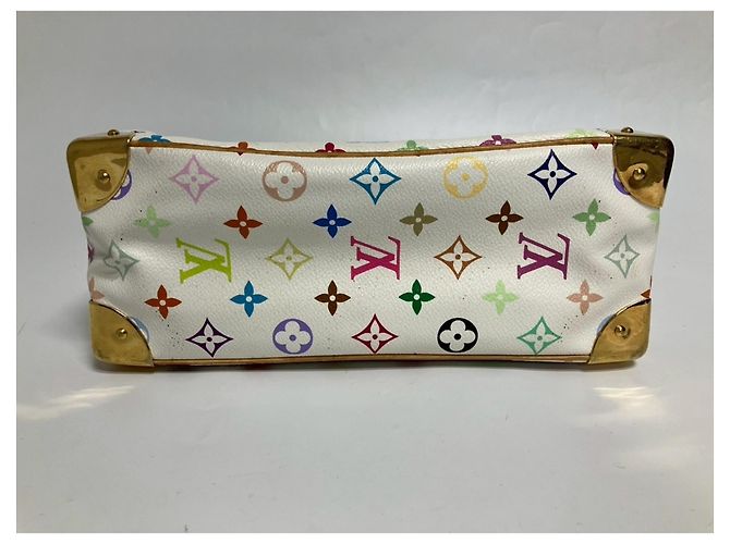 Borsa Louis Vuitton Trouville in bianco - vista 9