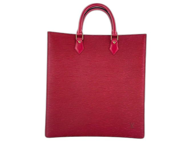 Borsa a mano Louis Vuitton Red Sac Plat Rosso - vista 2