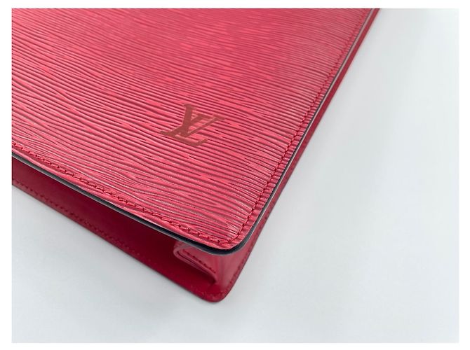 Borsa a mano Louis Vuitton Red Sac Plat Rosso - vista 7