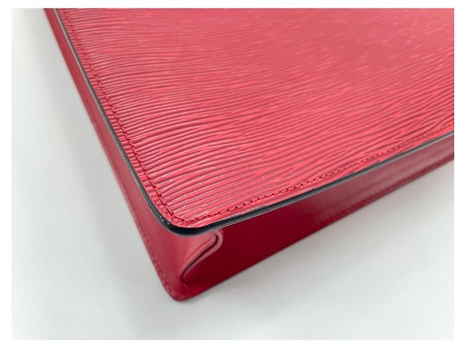 Borsa a mano Louis Vuitton Red Sac Plat Rosso - vista 8