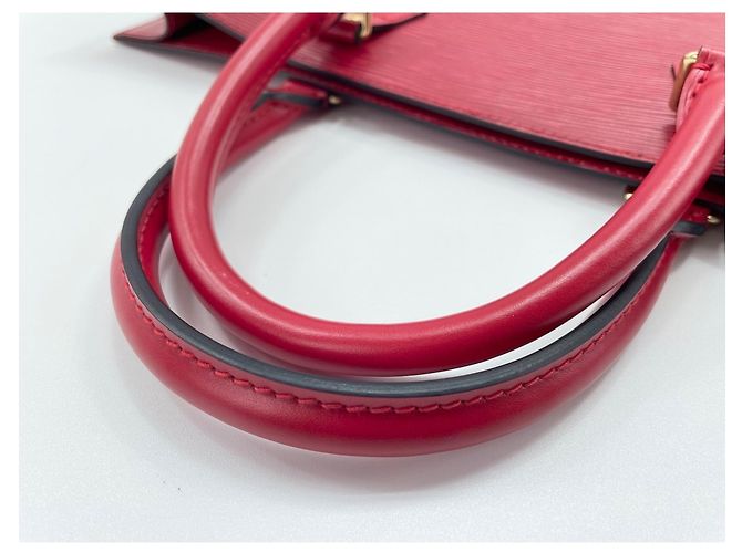 Borsa a mano Louis Vuitton Red Sac Plat Rosso - vista 9