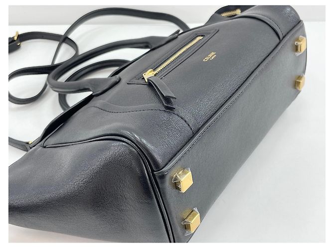 Céline Borsa Celine Little Luggage Nero - vista 7