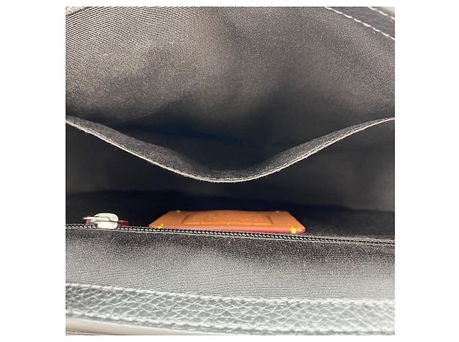 Borsa Coach Sprint Map in pelle nera Nero - vista 10