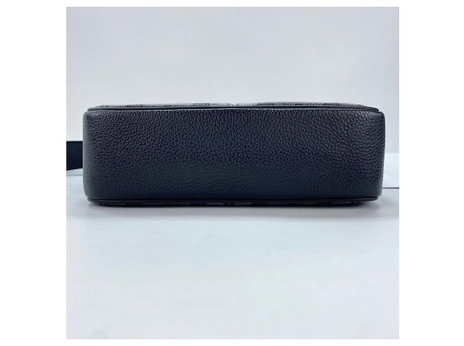 Borsa Coach Sprint Map in pelle nera Nero - vista 5