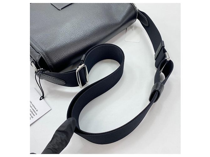 Borsa Coach Sprint Map in pelle nera Nero - vista 8