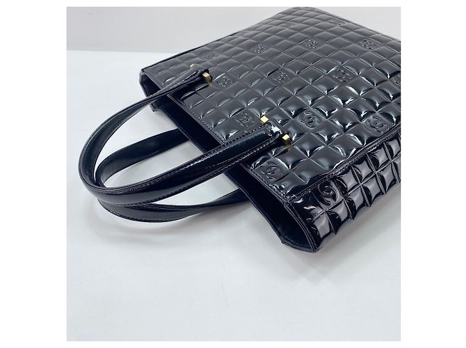 Borsa Tote Chanel Chocolate Bar Nero - vista 10